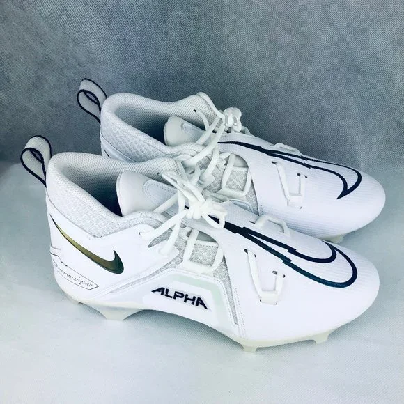 Nike | Shoes | Nike Alpha Menace Pro 3 White Black Gold  display picture 2